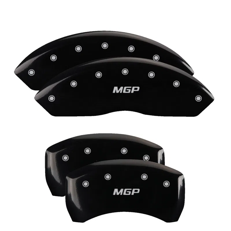 21197SMGPBK – MGP CALIPER Caliper Cover, Set of 4 MGP Logo Powder Coated Black Aluminum